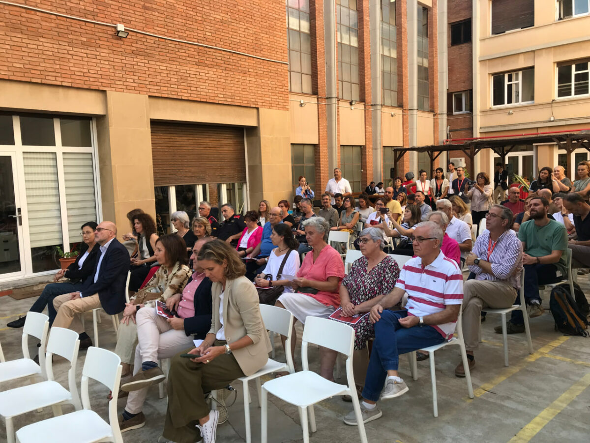 Maria Eugènia Gay durant la seva intervenció © Dani Silva