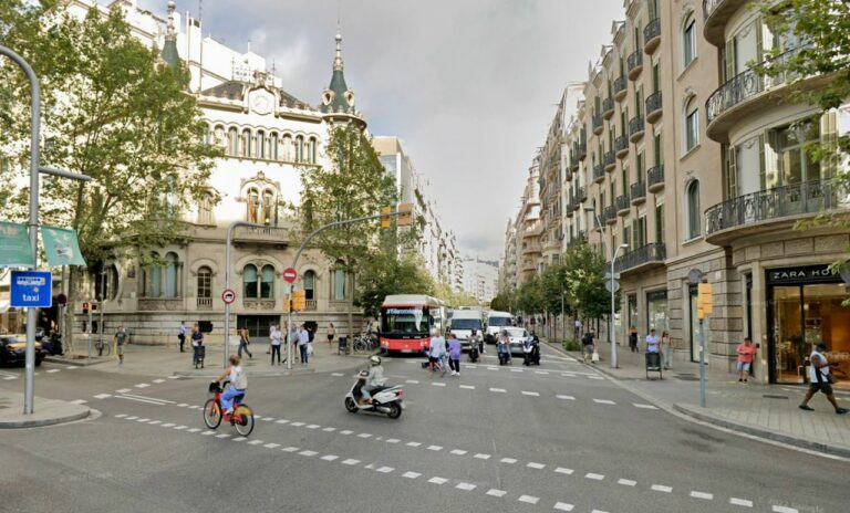 Els dos carrers amb més accidents de trànsit a Sarrià-Sant Gervasi