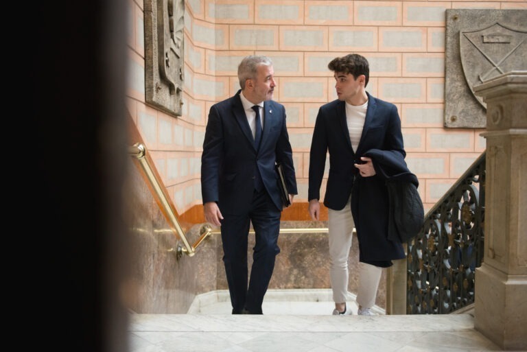 L’alcalde ens visita