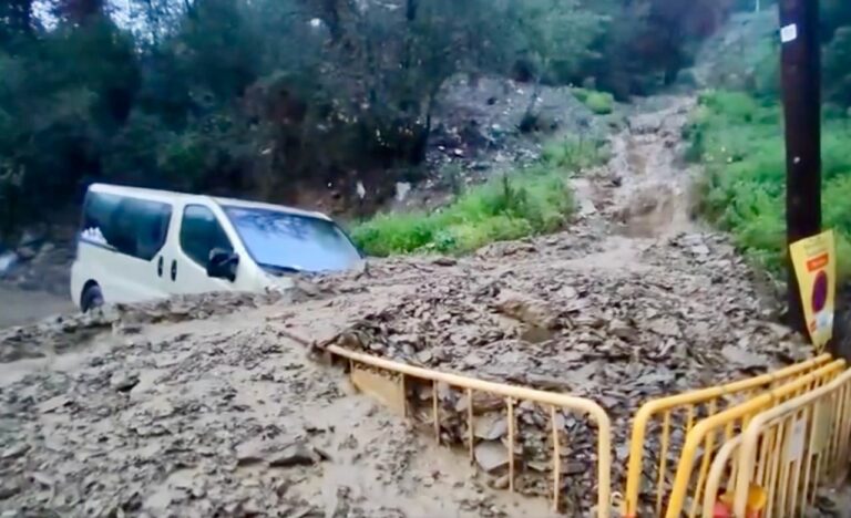La pluja provoca la tercera esllavissada de terres a les Planes en quatre anys