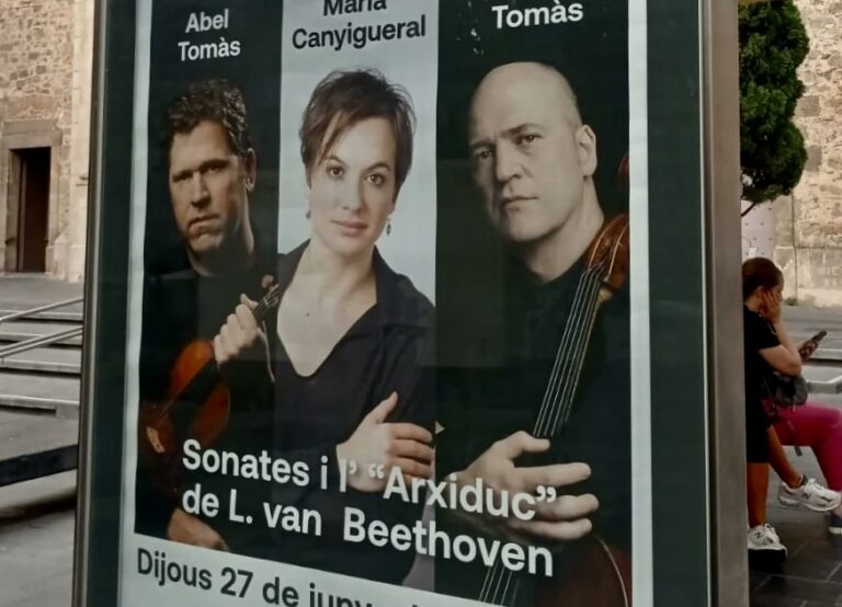 Els germans Abel i Arnau Tomàs al Cicle de Música de Cambra del Teatre de Sarrià