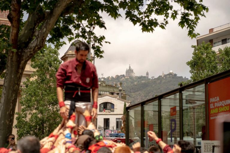 Vallvidrera recuperarà la diada castellera a la plaça del Funicular