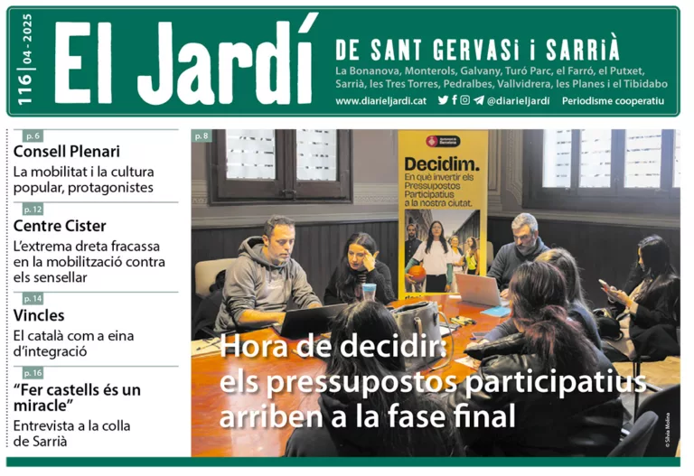 El Jardí 116, abril de 2025