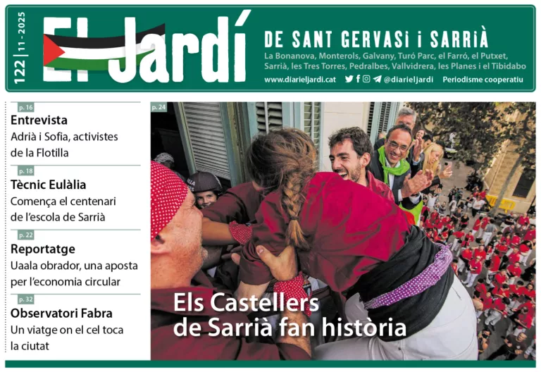 El Jardí 122, novembre de 2025
