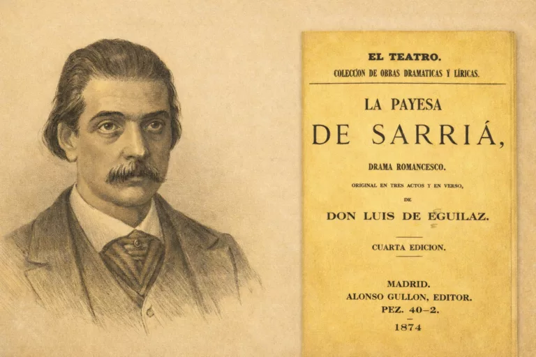 Luis de Eguílaz i l’Eulàlia, “una payesa de Sarriá”