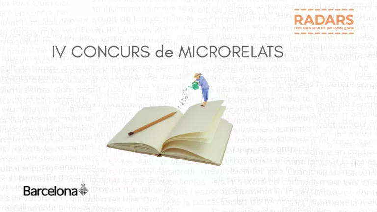 Radars presenta el IV Concurs de Microrelats per repensar la vellesa