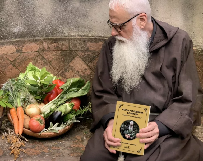 “La cuina vegetariana de sempre”: el nou llibre de fra Valentí