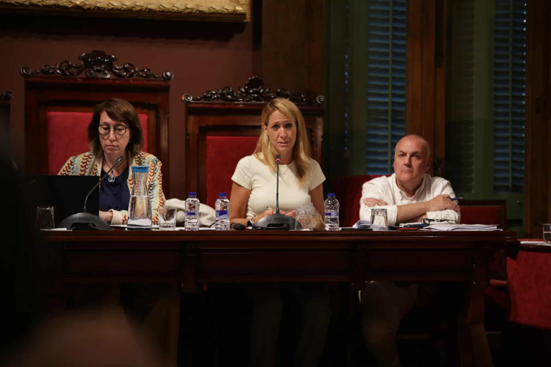 Maria Eugènia Gay durant el consell plenari aquest dimecres © John McAulay