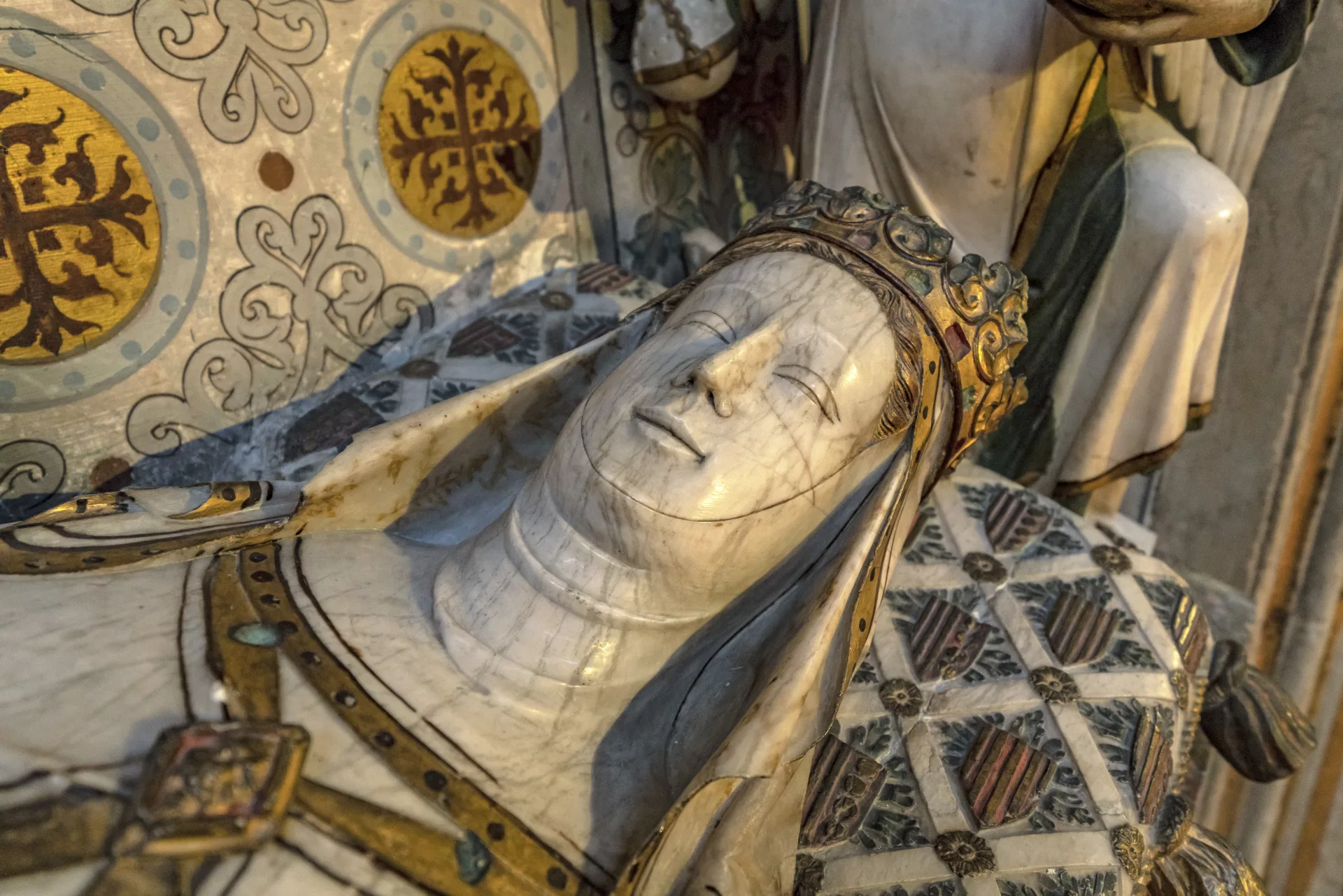 Una de les tombes d'època medieval al Monestir de Pedralbes © Ajuntament de Barcelona